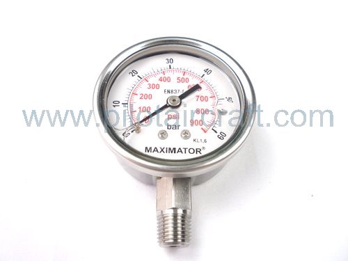 YTN-63H    900PSI pressure gauge